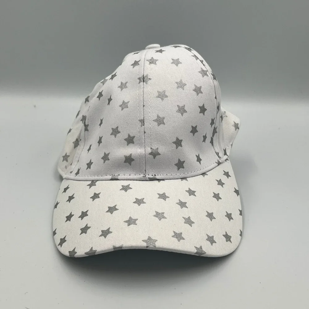 Gertex Baseball Cap Adult OS White Brand‎ New Star Print Snapback G-18C3B-4
